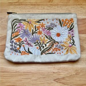 Lady Jayne Flower Market Wildflowers Embroidered Pouch